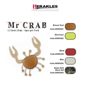 SOFT BAIT COLMIC HERAKLES MR CRAB 3cm CHARTREUSE SOFT BAIT COLMIC HERAKLES MR CRAB 3cm CHARTREUSE