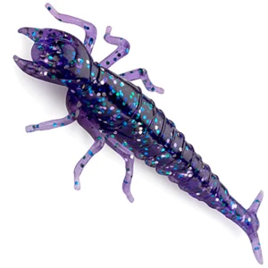 Creatura FISHUP Diving Bug, 5cm, Dark Violet Peacock & Silver, 8buc/pac