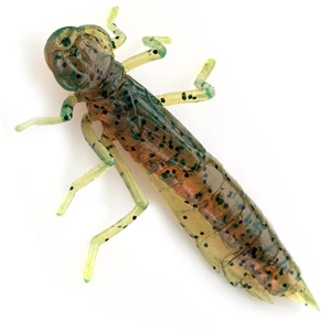 Creatura FISHUP Dragonfly, 2cm, Motor Oil Pepper, 12buc/pac Creatura FISHUP Dragonfly, 2cm, Motor Oil Pepper, 12buc/pac