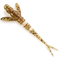 Creatura FISHUP Flit, 4.1cm, Green Pumpkin Red & Black, 10buc/pac