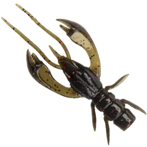 Creatura FISHUP Real Craw, 5cm, Green Pumpkin Brown Red and Purple, 7buc/pac
