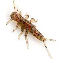 Creatura FISHUP Stonefly, 2.1cm, Green Pumpkin Red & Black, 12buc/pac