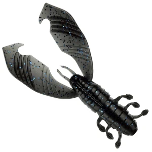 Creatura GUNKI Boogie Craw Vib, 9cm, 8.12g, Black Blue, 4buc/pac