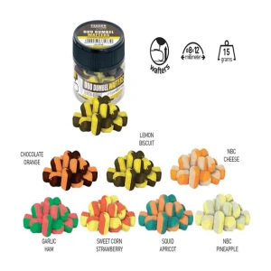 Carp Zoom WAFTERS DUO DUMBEL 8x12mm 15gr  Porumb Dulce & Capsuna