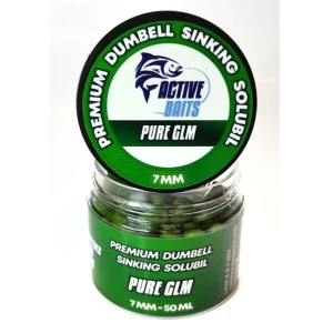 Premium Active Baits Dumbell, Sinking, Solubil, Pure Glm , 7mm, 50ml