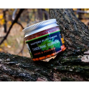 Wafter 2.20 Baits Supreme Tangerine Fluo Smoke, Miere & Porumb, 6mm, 50g 