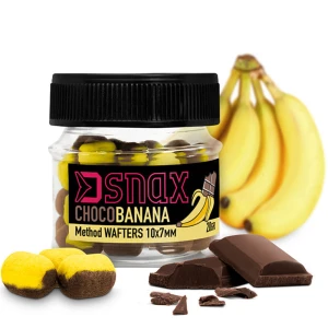 Wafters Delphin D SNAX WAFT, Ciocolata & Banana, 7x5.5mm, 20g