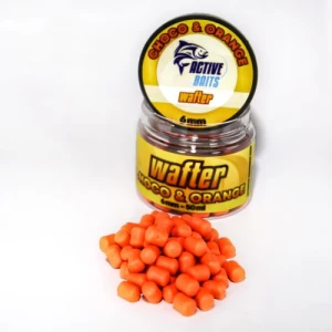 Wafters Premium Active Baits Dumbell, Ciocolata & Portocala, 8mm