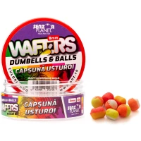 Wafters Senzor Planet Dumbells & Balls Bicolor, Capsuna & Usturoi, 8mm, 30g