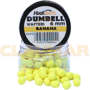 Critic Echilibrat Hook Baits Dumbell Wafters, Banana, 6mm, 15ml Critic Echilibrat Hook Baits Dumbell Wafters, Banana, 6mm, 15ml