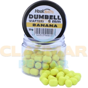 Critic Echilibrat Hook Baits Dumbell Wafters, Banana, 8mm, 25ml Critic Echilibrat Hook Baits Dumbell Wafters, Banana, 8mm, 25ml