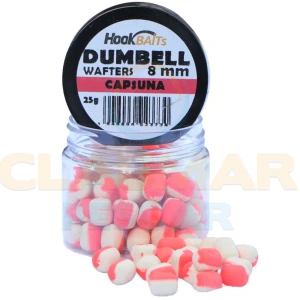 Critic Echilibrat Hook Baits Dumbell Wafters, Capsuna, 8mm, 25ml Critic Echilibrat Hook Baits Dumbell Wafters, Capsuna, 8mm, 25ml