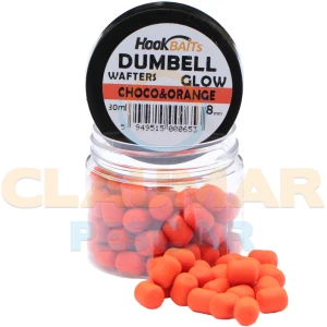 Critic Echilibrat Hook Baits Dumbell Wafters Glow, Ciocolata & Portocala, 8mm, 30ml