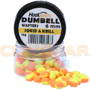 Critic Echilibrat Hook Baits Dumbell Wafters, Squid & Krill, 6mm, 15ml Critic Echilibrat Hook Baits Dumbell Wafters, Squid & Krill, 6mm, 15ml