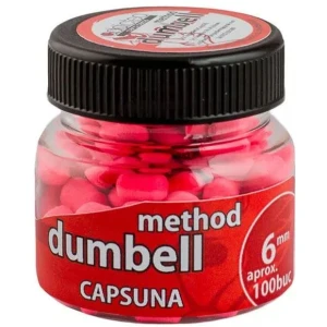 Method Dumbell Carp Baits Addicted, Capsuna, Rosu, 6mm