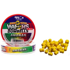 Wafter SENZOR Bumbastic Dumbells Pentru Banda, Ananas, 6-8mm, 25g Wafter SENZOR Bumbastic Dumbells Pentru Banda, Ananas, 6-8mm, 25g