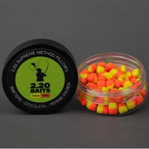 Wafters 2.20 Baits Supreme Pernute, Galben - Portocaliu, Ciocolata & Pepene Galben, 10mm, 50ml
