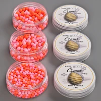 Wafters Addicted Carp Baits Clams Miere Palinca, Portocaliu & Pink Wahed, 5mm, 25g