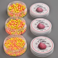 Wafters ADDICTED CARP BAITS Clams Scopex Capsuna, Portocaliu Washed & Galben, 5mm, 25g