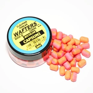 Wafters Bicolor Claumar 8mm 20g Capsuna Portocaliu-Roz