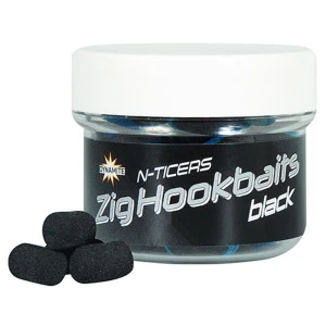 Wafters DYNAMITE BAITS N-Ticers Zig Hookbaits Black , 12x6mm