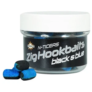 Wafters DYNAMITE BAITS N-Ticers Zig Hookbaits Black Blue, 12x6mm Wafters DYNAMITE BAITS N-Ticers Zig Hookbaits Black Blue, 12x6mm