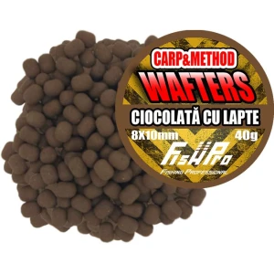 Wafters FISH PRO Carp & Method, Ciocolata Cu Lapte, 8x10cm, 40g Wafters FISH PRO Carp & Method, Ciocolata Cu Lapte, 8x10cm, 40g