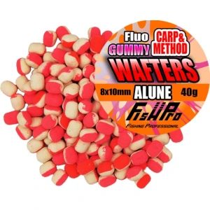 Wafters FISH PRO Carp&Method Gummy Fluo, Alune, 8x10cm, 40g