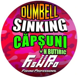 Wafters FISH PRO Dumbell Sinking, Capsuni & N-Butyric, 40g