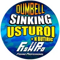 Wafters FISH PRO Dumbell Sinking, Usturoi & N-Butyric, 40g