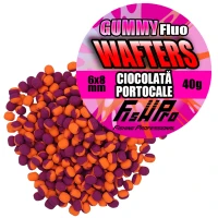 Wafters FISH PRO Gummy-Fluo, Ciocolata Portocale, 6x8mm, 40g
