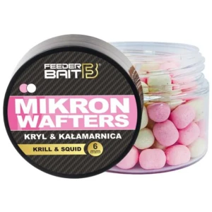 Wafters Feeder Bait Mikron 6mm, 25ml, Krill & Squid Wafters Feeder Bait Mikron 6mm, 25ml, Krill & Squid