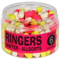 Wafters Ringers Allsort, Ciocolata, 6mm, 70g