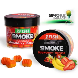 Wafters  ZFISH Smoke Pop up Dumbells 8 mm, Strawberry-Banana, 20g