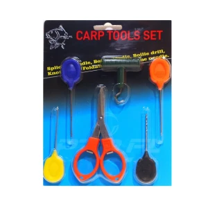 SET CARP TOOLS CROSETE, BURGHIU, KNOT PULER SI FOARFECA PRO FL SET CARP TOOLS CROSETE, BURGHIU, KNOT PULER SI FOARFECA PRO FL