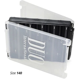 Cutie DUO Reverse Lure Case 140, Pearl Black / Gold Logo, 20.5x14.5x4cm