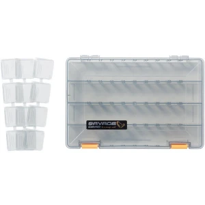 Cutie pentru Naluci SAVAGE GEAR Tip 5B Smoke, 27.5x18x4.5cm Cutie pentru Naluci SAVAGE GEAR Tip 5B Smoke, 27.5x18x4.5cm