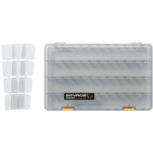 Cutie pentru Naluci SAVAGE GEAR Tip 6B Deep Smoke, 36x22.5x8cm