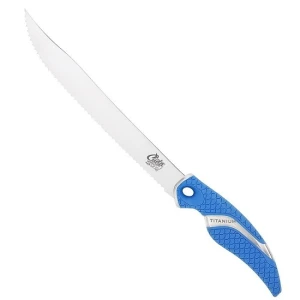 CUTIT PENTRU CRESTAT CUDA TITANIUM BONDED SERATED KNIFE, LAMA 23CM