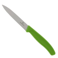 Cutit Bucatarie Victorinox, Swiss Classic Paring Knife, Lama Zimtata 10cm, Verde