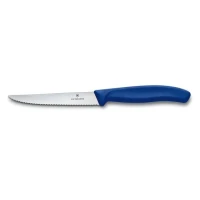 Cutit Bucatarie Victorinox Swiss Classic Steak Knife, Lama Zimtata 20cm, Albastru