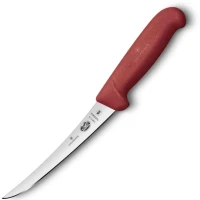 Cutit Dezosat Victorinox, Boning Knife, Curved, Fibrox, Lama Flexibila 15cm, Rosu