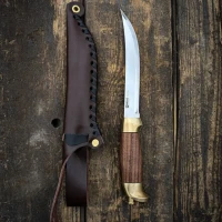 Cutit Helle Dyre Vaa Kebony Lama 165mm + Teaca Piele