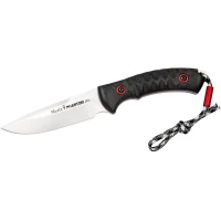 Cutit MUELA 120mm PHANTOM-12W Full Tang Blade, Micarta Black And Red In Between With Paracord