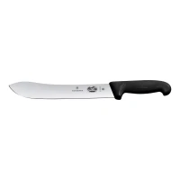 Cutit Macelar Victorinox Butcher Knife, Wide Tip Blade, Fibrox, Lama 31cm, Negru