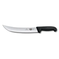 Cutit Macelar Victorinox Fibrox Cimeter Knife, Lama Curbata 25cm, Negru