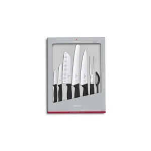 Set 7 Cutite Bucatarie Victorinox Swiss Classic, Negru Set 7 Cutite Bucatarie Victorinox Swiss Classic, Negru