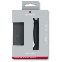 Set Cutit Pliabil Si Tocator Victorinox , Lama Zimtata 11cm, Negru