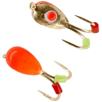 Dandineta Mikado Ice Bug Tungsten, Orange Gold, 0.8g, 4mm, 4buc/plic  Dandineta Mikado Ice Bug Tungsten, Orange Gold, 0.8g, 4mm, 4buc/plic