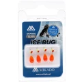 Dandineta Mikado Ice Bug Tungsten, Orange Silver, 0.8g, 4mm, 4buc/plic  Dandineta Mikado Ice Bug Tungsten, Orange Silver, 0.8g, 4mm, 4buc/plic